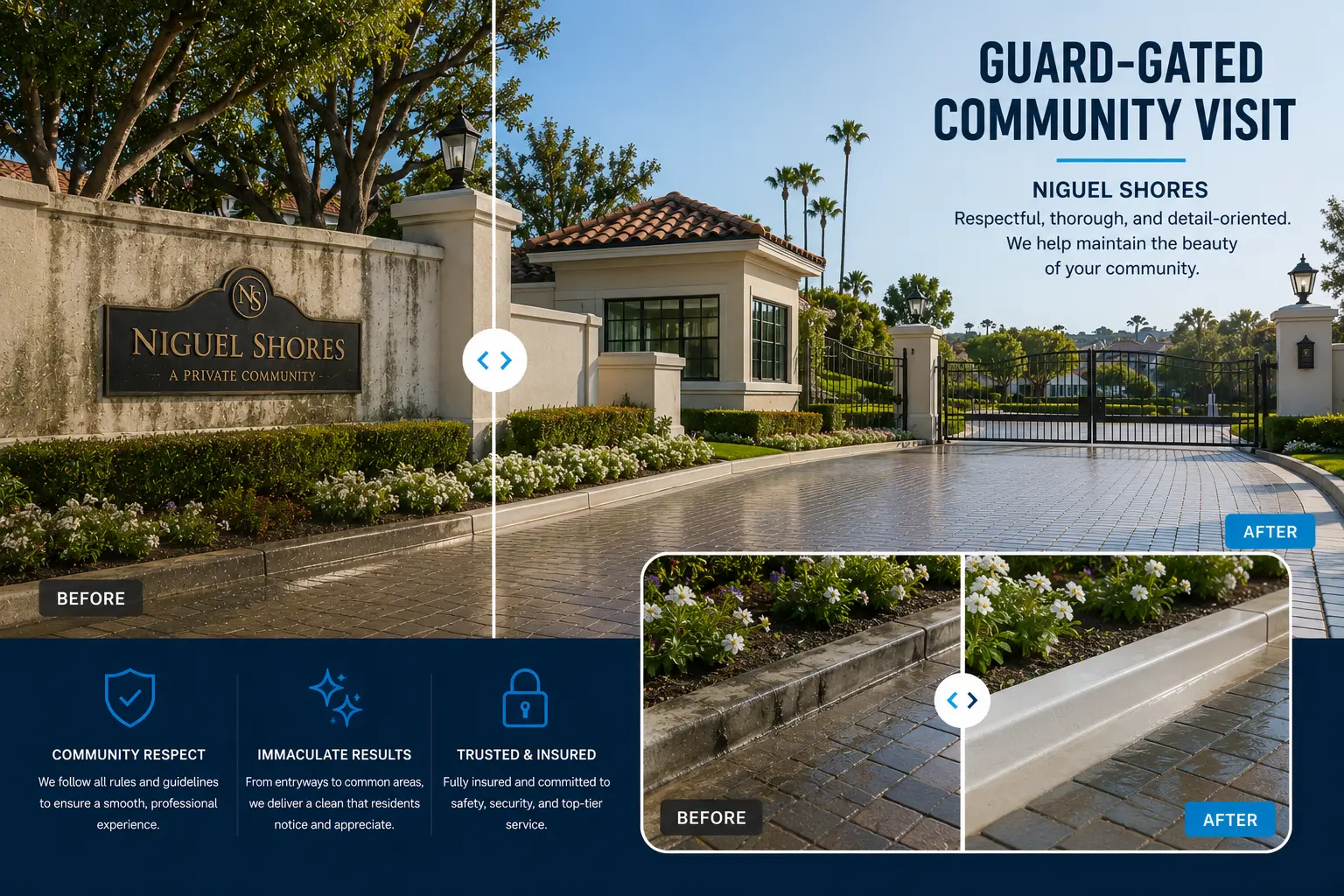 Guard-gated community visit, Niguel Shores Guard-gated community visit, Niguel Shores